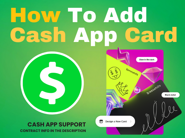 how to add card to cash app